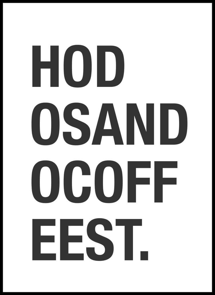 HODOSANDO COFFEE STAND